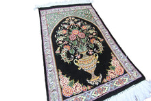 Load image into Gallery viewer, Group of 4 Ghhomm Fine Pure 100% Silk Rugs Tapestries  1x2  2x2
