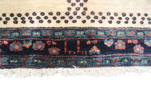 3x10 Gorgeous Art Deco Runner Boho Runner Quality Handmade Area Rug Ivory Runner