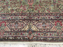 Load image into Gallery viewer, 9x12 Antique Floral Overall Rug Fine Rug 1900 Green Rare 262cm x 348cm
