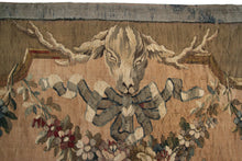 Load image into Gallery viewer,  5X8 Antique French Tapestry Fine Wool &amp; Silk Beige C.1870 158cm x249cm 
