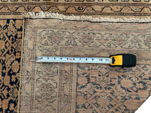 Load image into Gallery viewer, Antique Geometric Tribal Rug Handmade Runner Rug 1890 4x10ft 107cm x 295cm
