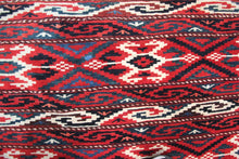 Load image into Gallery viewer, 4x8Antique Ersari Turkoman Rug Antique Tribal Rug Antique Geometric Overall 
