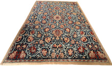 Load image into Gallery viewer, Vintage European Arts &amp; Crafts Rug Donegal Design Blue 300cmx359cm 10x12 C.1950
