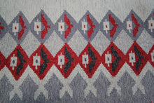 Load image into Gallery viewer, Vintage European Rug Hand Woven Geometric Tapestry 6x9 183cm x 275cm
