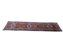 Load image into Gallery viewer, Rare Antique Herizz Runner Antique Handmade Rug Serappi 3x18 94cm x 531cm
