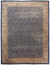 Load image into Gallery viewer, 9x12 Antique Agra Rug Antique Agra Amritsar Handmade Agra Rug Geometric c.1890 
