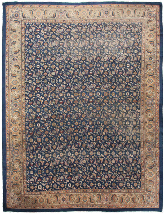 9x12 Antique Agra Rug Antique Agra Amritsar Handmade Agra Rug Geometric c.1890 