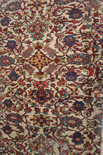 Load image into Gallery viewer, 10x14 Repairman&#39;s Dream Antique Sultanabadd Rug Handmade Rug Geometric  c.1890

