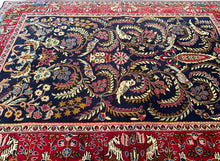 Load image into Gallery viewer, 4x6 Antique Traditional oriental Tree of Life Rug Authentic Rug 117cm x 170cm
