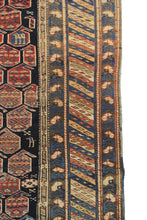 Load image into Gallery viewer, 4X6 Authentic Antique Caucasian Shirvan Rug Kuba Blue 117cmX173cm c.1880
