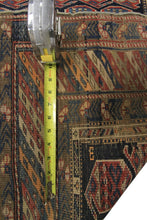 Load image into Gallery viewer, 4X6 Authentic Antique Caucasian Shirvan Rug Kuba Blue 117cmX173cm c.1880
