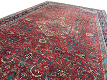 Load image into Gallery viewer, 11X19 Antique Mahaal Sultaanabad Rug Antique Rug Rust 323cm x 581cm c.1880
