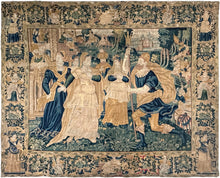Load image into Gallery viewer, 10x13 17th.C Antique Flemish Tapestry Rare Historical Wool &amp; Silk 312cmx396cm

