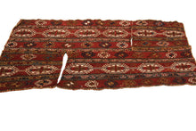 Load image into Gallery viewer, 2&#39;x6&#39; Antique Sumak Soumak Saddlebag Rug Brick Red  (69cmx168cm) C.1940
