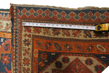 Load image into Gallery viewer, 3X12 Rare Antique Rug Caucasian Kazak Fine Runner 94cm x 369cm Boho Rug  C.1880

