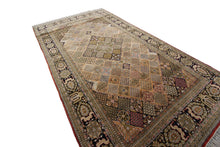 Load image into Gallery viewer, 5x8 Rare Fine Silk Authentic Oriental Handmade Rug Garden Snowflake 137x244cm
