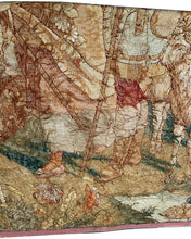 Load image into Gallery viewer, 7x12 Rare Antique French Wool &amp; Silk Needlepoint Tapestry Large  1920 224x 356cm
