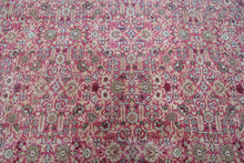 Load image into Gallery viewer, 11x17ft Antique Fine Geometric Rug Fine Rug 341cm x 519cm C.1870 Pink
