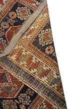 Load image into Gallery viewer, 3x5 Authentic Antique Caucasian Shirvan Rug Geometric Wool Foundation C.1890
