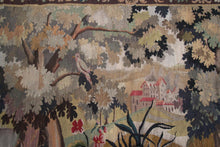 Load image into Gallery viewer, 5X7 Antique Tapestry Verdure Tapestry Large Handmade French Tapestry  1900
