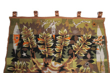Load image into Gallery viewer, 4x4ft Vintage French Tapestry Handmade Tree Tapestry JC Bisery Artist Signed 
