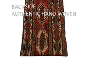 Load image into Gallery viewer, Antique Sumak Soumak Rug Rug Tribal Rust 2&#39;x4&#39; (41cmx117cm) C.1940
