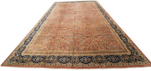 Load image into Gallery viewer,  11x16 Antique Turkish Oushak Sivas High Quality Geometric Overall Rugc.1900
