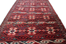 Load image into Gallery viewer, 4x8Antique Ersari Turkoman Rug Antique Tribal Rug Antique Geometric Overall 
