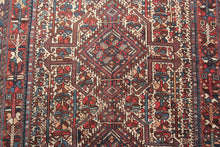 Load image into Gallery viewer, 6x9 Rare Antique Shirrazz Rug 1910 Tribal Wool Foundation Geometric Allover
