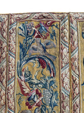Load image into Gallery viewer, 3x3 Extraordinaire Antique French Tapestry Louis XVI Beauvais 89x88cm Silk 18c.
