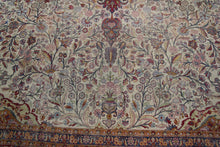 Load image into Gallery viewer, 11x14 Exceptional Rare Fine Antique Silk Dabir 10x14 Rug Bird 328cmx427cm C.1890
