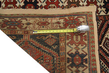 Load image into Gallery viewer, Rare Antique Rug Caucasian Kazak Fine Runner 112cm x 366cm Boho Rug 4X12 C.1880 
