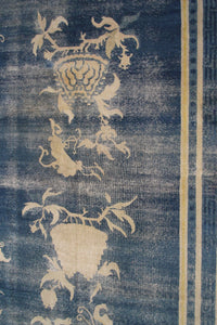 13x18 Mid-1800s Oversized Palace Chinese Rug Museum Quality Large Chinese Rug 