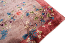 Load image into Gallery viewer, 9x12 Rare Antique Art Deco Rug Chinese Rug Tree of Life Rug 267cm x 346cm 1920
