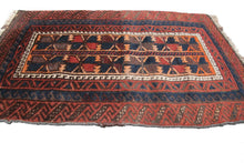 Load image into Gallery viewer,  2x3 Antique Tribal Rug Antique Rug Tribal Wool Foundation  C.1900
