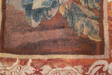 Load image into Gallery viewer, 4x9 Rare 18th Century Tapestry Handwoven Wool &amp; Silk Flemish Tapestry  102x265cm
