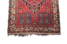 Load image into Gallery viewer, 4x6 Rare Fine Antique Handmade Caucasian Rug Shirvan Rug Tribal Blue 1940
