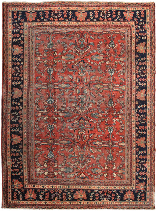 9x12 Antique Geometric Traditional Oriental Handmade Rug 1920 267cm x 356cm
