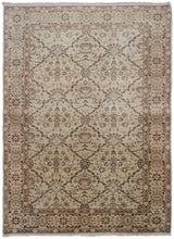 Load image into Gallery viewer, 4&#39;x6&#39; Rare Traditional Oriental Rug Vase Handmade Area Rug Fine Rug Ivory 
