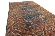 Load image into Gallery viewer, 5x7 Rare Antique Tribal Rug Fine Collectors 160cm x 213cm Rug  Blue c.1870
