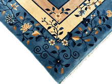Load image into Gallery viewer, 11x18 Vintage Art Deco Chinese Rug High Quality Peking  343cm x 548cm Blue
