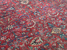 Load image into Gallery viewer, 11X19 Antique Mahaal Sultaanabad Rug Antique Rug Rust 323cm x 581cm c.1880
