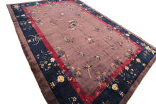 Load image into Gallery viewer, Rare Antique Art Deco Rug Chinese Rug Walter Nichols 10x14 Bird 305x437cm c.1920
