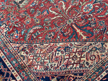 Load image into Gallery viewer, 11X19 Antique Mahaal Sultaanabad Rug Antique Rug Rust 323cm x 581cm c.1880
