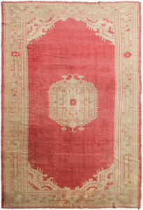 10x18 Authentic Antique Oushak Oversized Wool Foundation 1900 Handmade 305x549cm