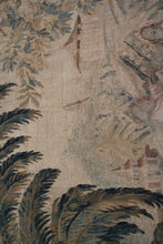 Load image into Gallery viewer, 8x12 Rare 18th Century Tapestry Handwoven Wool &amp; Silk Flemish Tapestry 226x359cm
