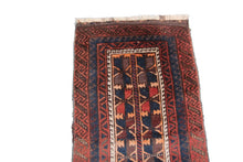 Load image into Gallery viewer,  2x3 Antique Tribal Rug Antique Rug Tribal Wool Foundation  C.1900
