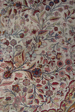 Load image into Gallery viewer, 11x14 Exceptional Rare Fine Antique Silk Dabir 10x14 Rug Bird 328cmx427cm C.1890
