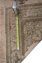 Load image into Gallery viewer, 4x6 Rare Vintage 100% Pure Silk Hereke Rug Kaysari Rug Fine Museum High Quality 
