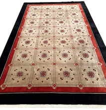 Load image into Gallery viewer, 6x9 Rare Walter Nichols Antique Art Deco 1920 Rug Chinese Art Nouveau 183x 269cm
